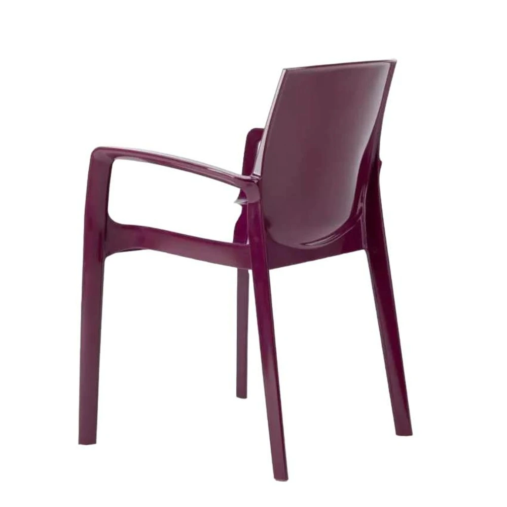 Chaise de bureau Chaise extérieure empilable design moderne costaud et confort idyll
