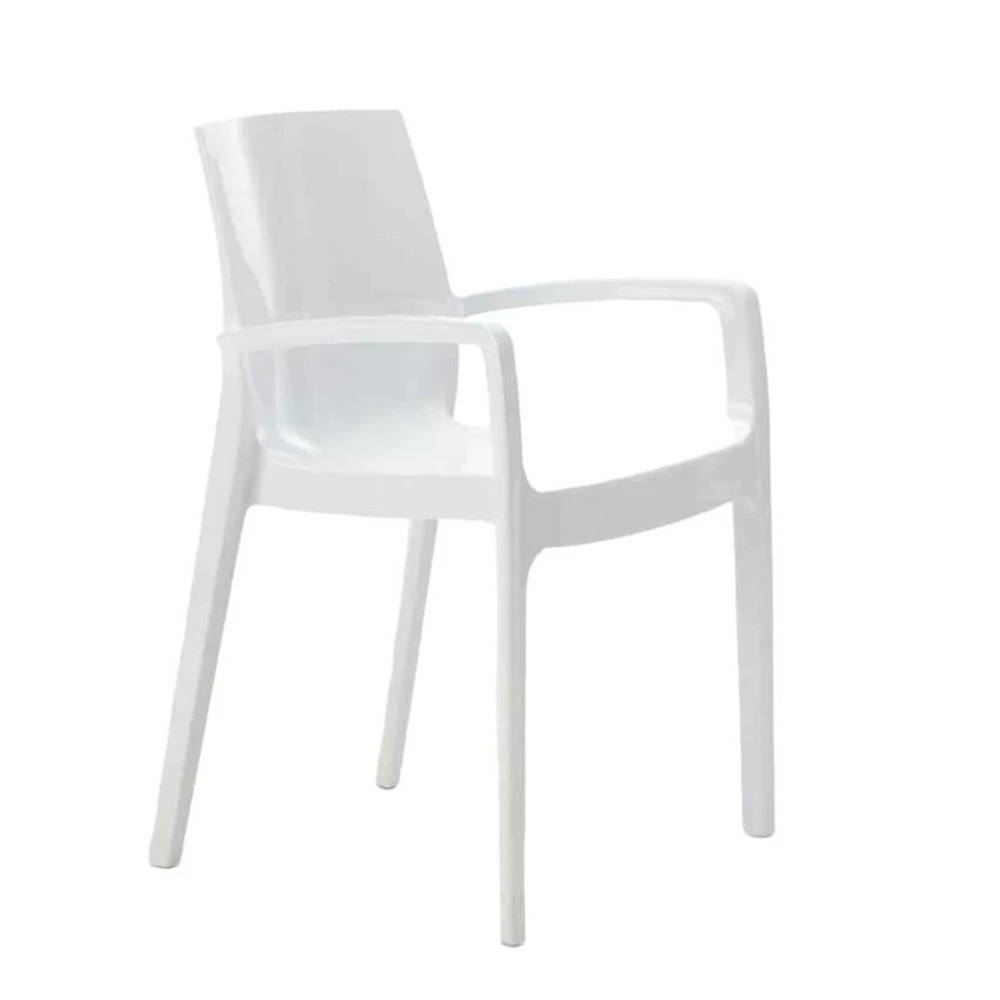 Chaise de bureau Chaise extérieure empilable design moderne ferme et confort idyll