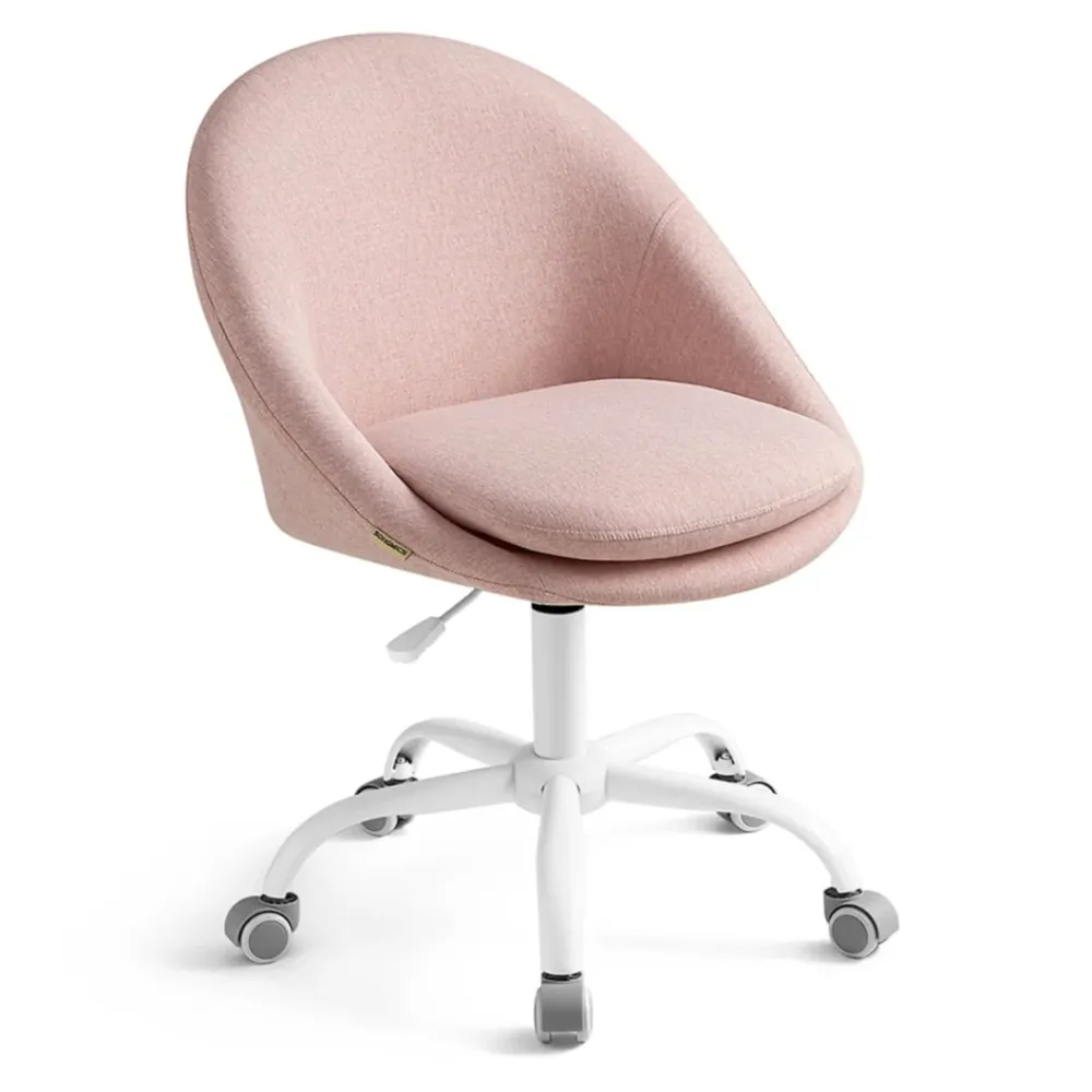 Chaise de bureau fauteuil pivotant siège confort rembourrage en mousse réglable en hauteur pour bureau chambre salle de ré...