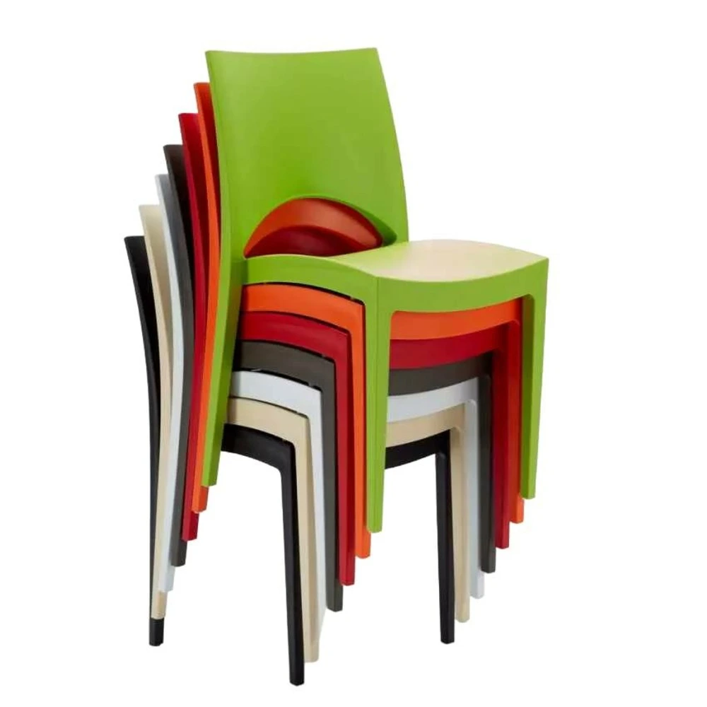 Chaise de bureau Lot de 24 chaises empilables en polypropylène restaurants svein