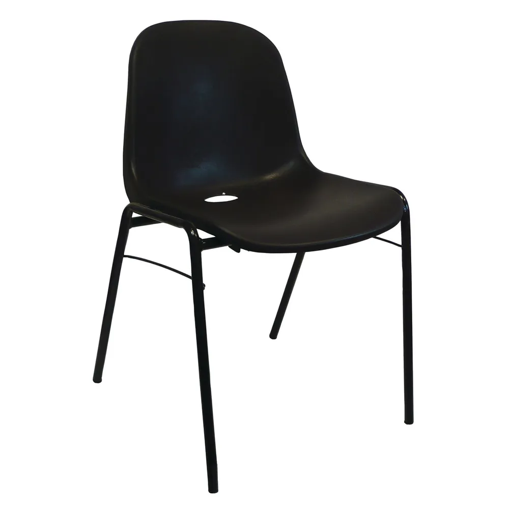 Chaise coquille empilable pour 8 heures de travail