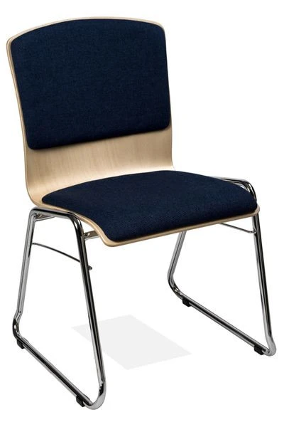 Chaise empilable Kaiser KS32-N3SRP2 forme : N3 structure luge rembourrage assise et dossier UE : 6 pièces KS32-N3SRP2 pren...