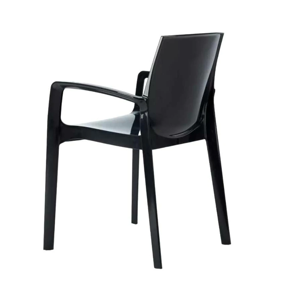Chaise extérieure empilable design contemporain robuste et confort idyll