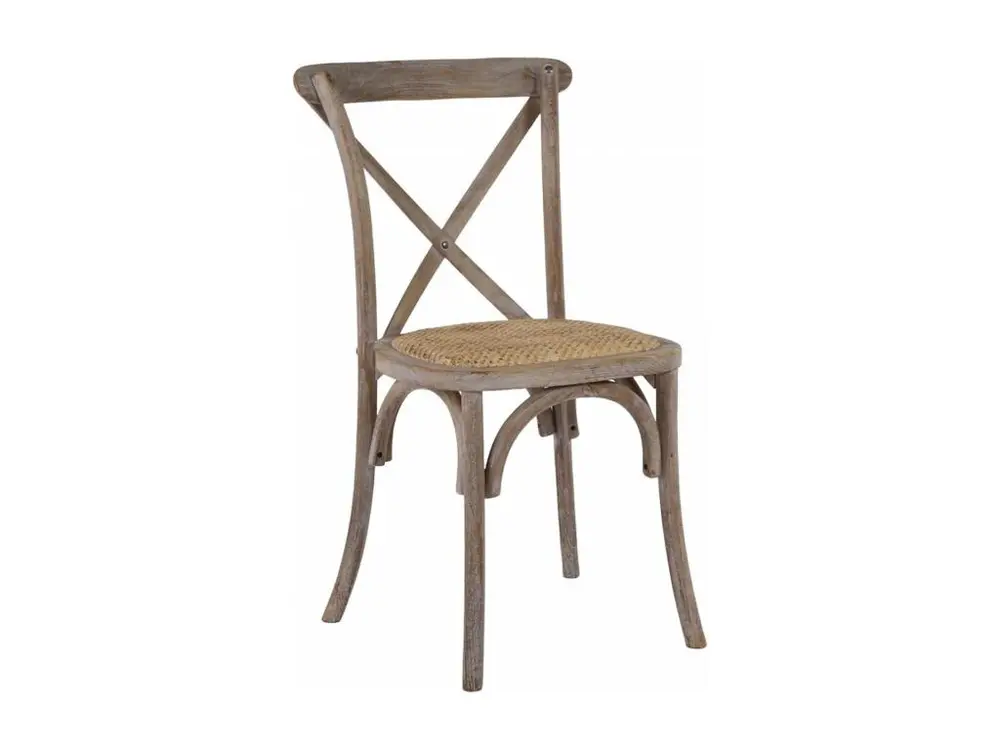 Chaise à roulettes BISTROT - Chaise de table empilable en chêne