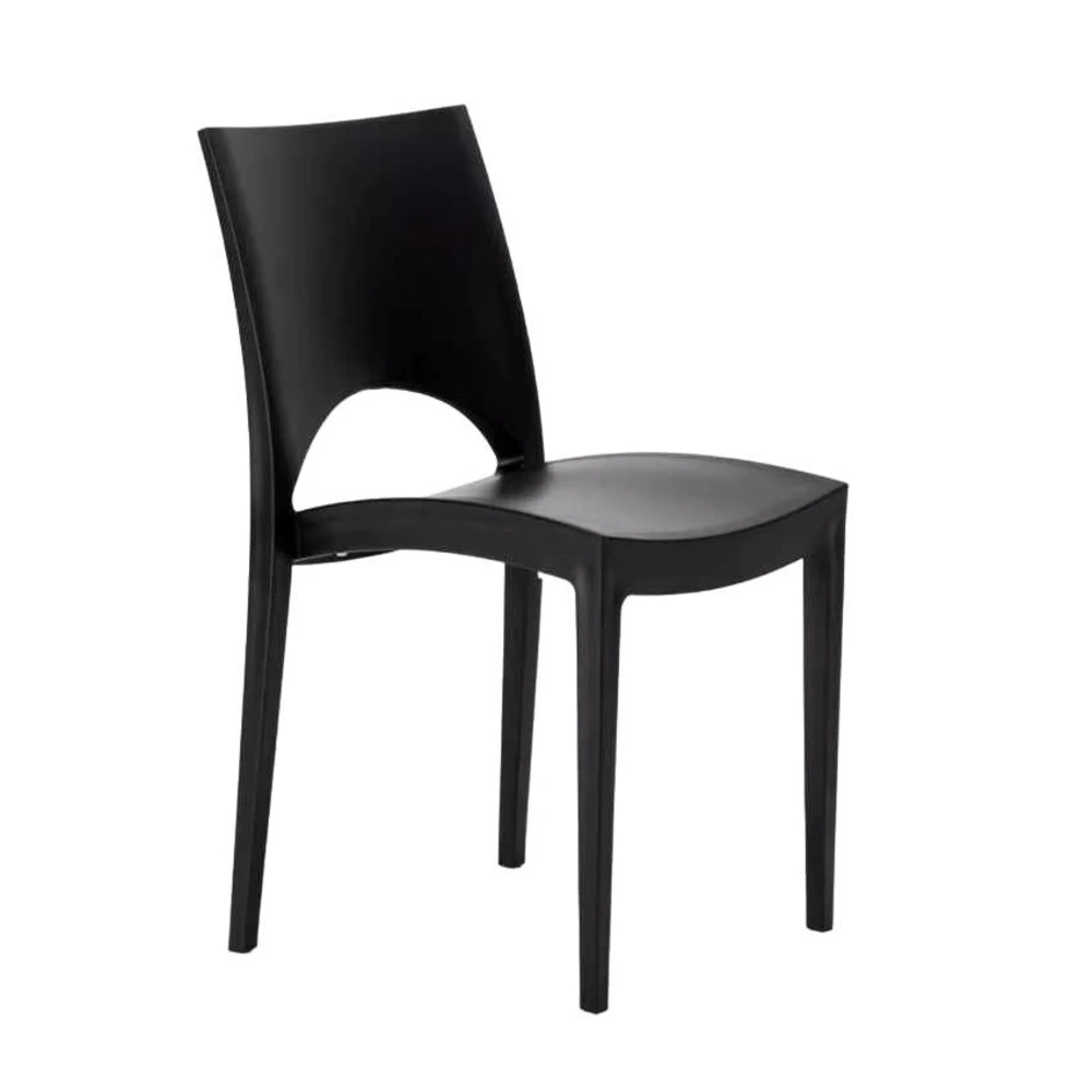 Chaise à roulettes Lot de 24 chaises empilables en polypropylène restaurants svein