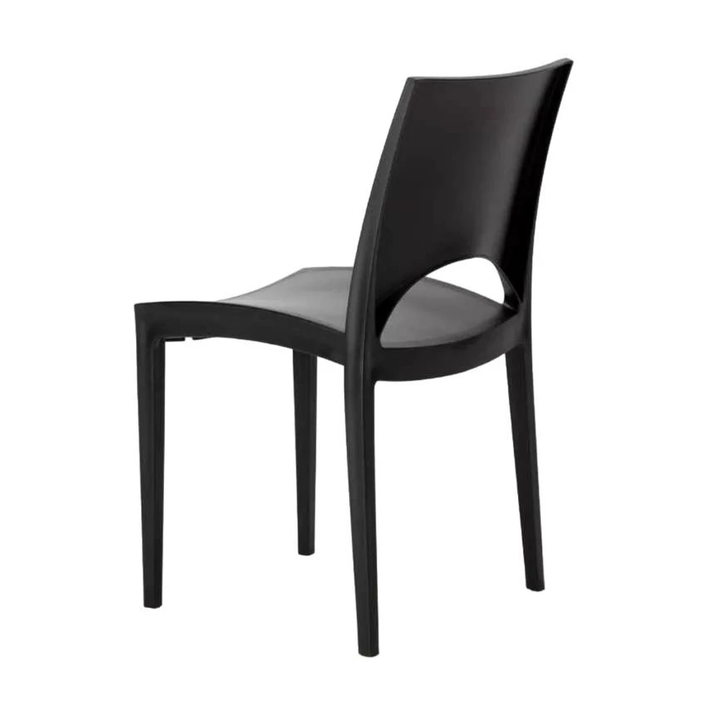 Chaise à roulettes Lot de 24 chaises empilables en polypropylène restaurants svein