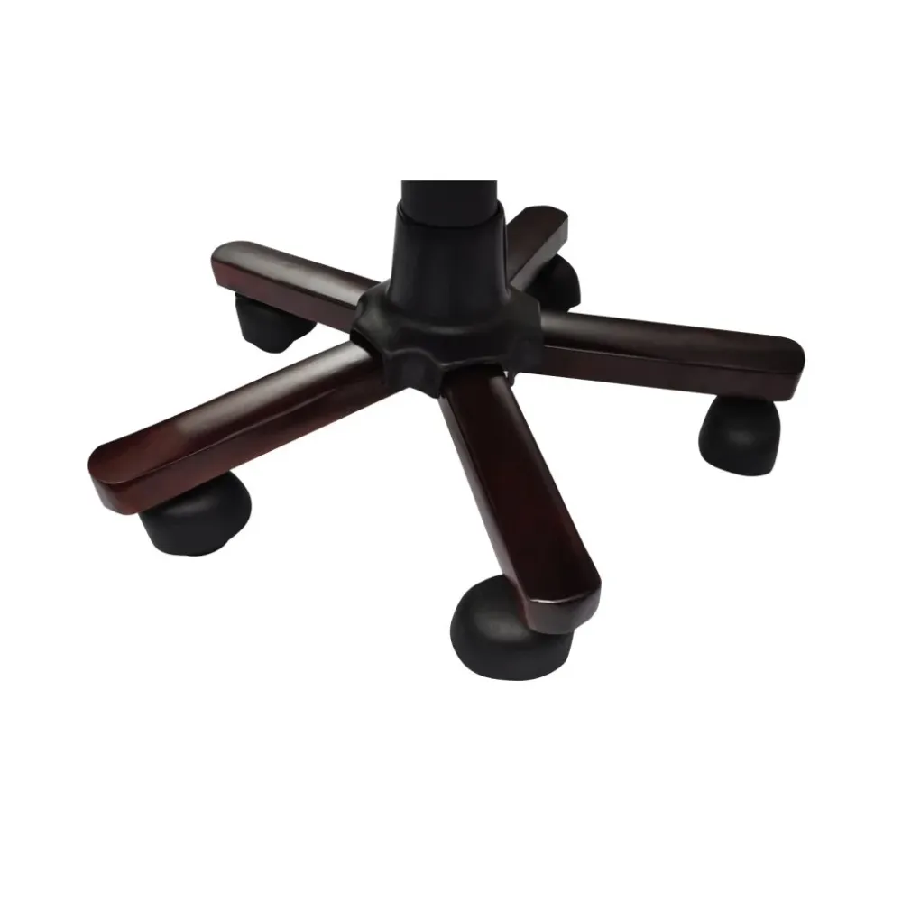 Fauteuil chaise chaise de bureau en cuir mélangé marron 0502056 | Réglable en Hauteur