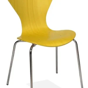 Kaiser-Sitzmöbel Chaise empilable élégante KS16-N4gb couleur: jaune signalisation 1023 UE: 6 pièces KS16-N4gb (jaune signa...