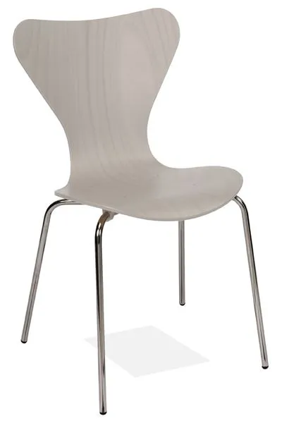 Kaiser-Sitzmöbel Chaise empilable élégante KS16-N4gb couleur: gris agate 7038 UE: 6 pièces KS16-N4gb (gris agate) obtenir...