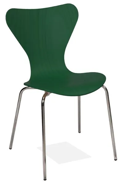 Kaiser-Sitzmöbel Elégante chaise empilable KS16-N4gb couleur : vert de sécurité 6032 UE : 6 pièces KS16-N4gb (vert de sécu...