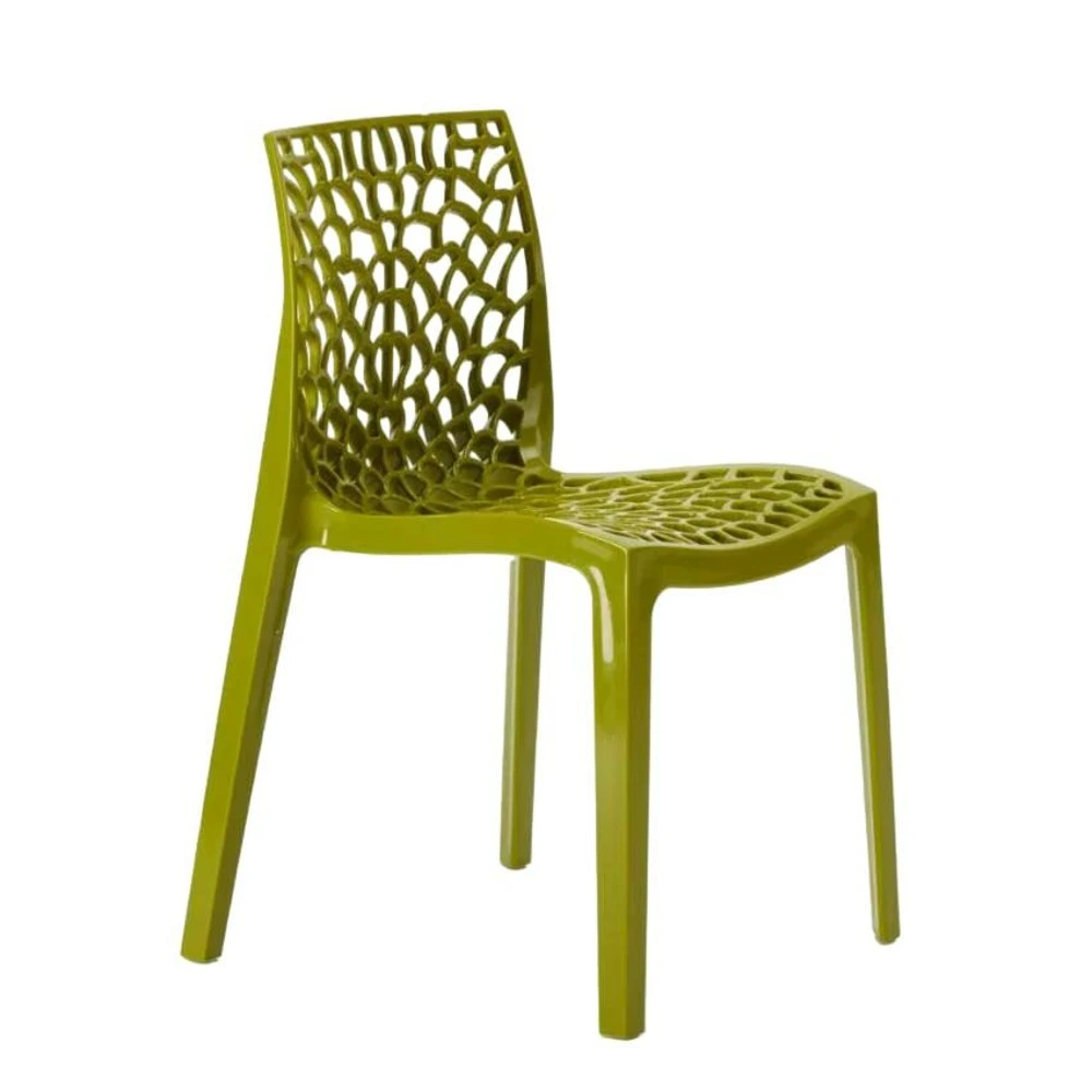 Lot de 22 chaises empilable intérieur extérieur actuel design zen