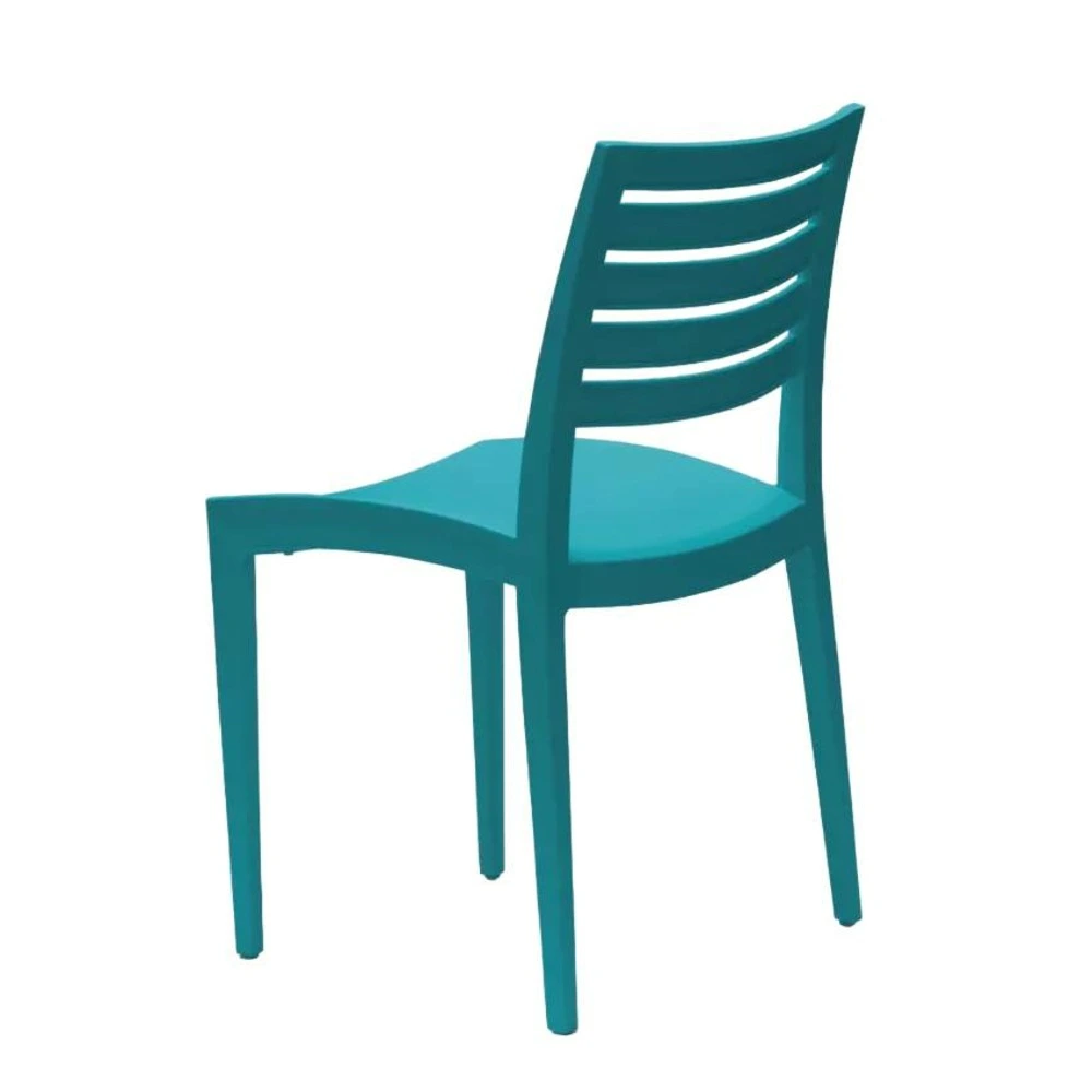 Lot de 24 chaises empilable en polypropylène cafés restaurants amma en Tissu respirant