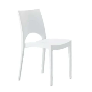 Lot de 24 chaises empilables en polypropylène restaurants svein avec support lombaire
