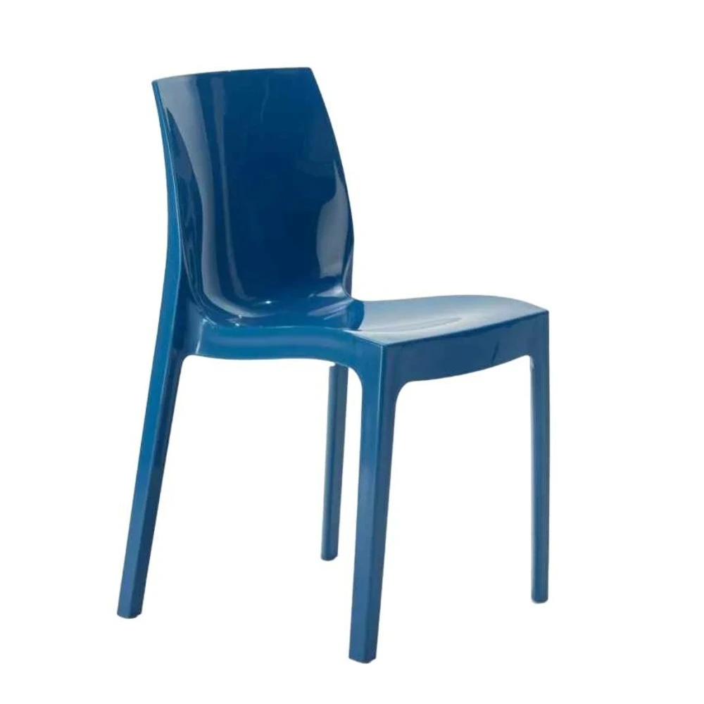 Lot de 18 chaises extérieur empilable costaud confort et design placid avec repose-tête