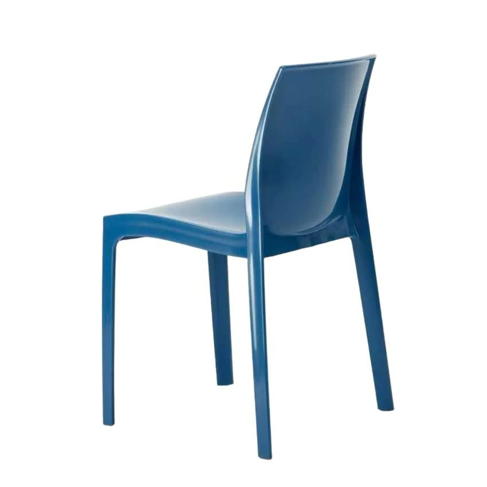 Lot de 18 chaises extérieur empilable costaud confort et design placid avec repose-tête