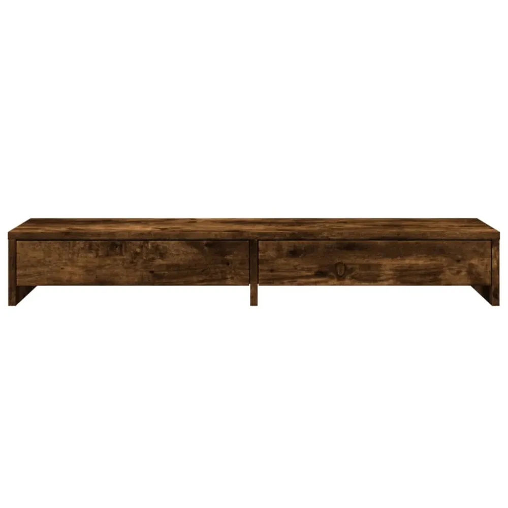 Support de moniteur table meuble bureau avec tiroirs bois d'ingénierie marron 02_0044937 pour salles de classe