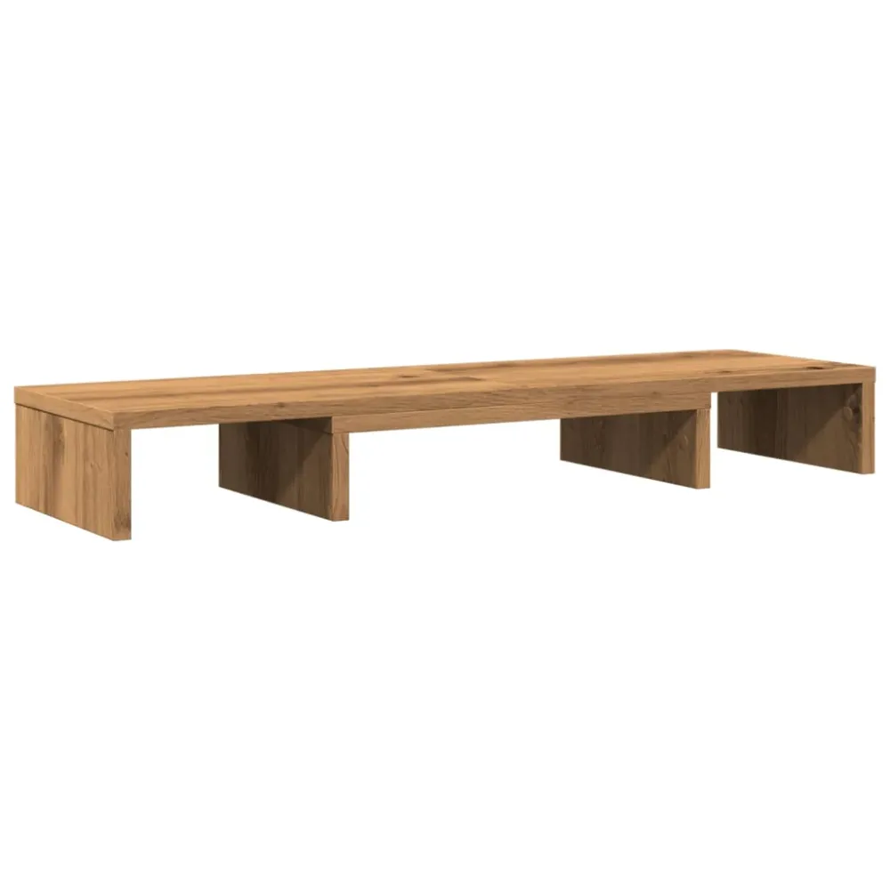 Chariot pour imprimante Support de moniteur table meuble bureau élévateur réglable artisanal marron 02_0045015