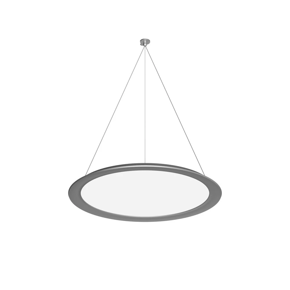 Fagerhult Appareo Round Ø67,5cm DALI 840 argenté avec surface antidérapante