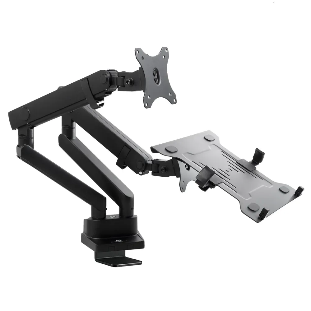 Maclean MC-813 support duo moniteur support de bureau pour moniteur et ordinateur portable 17 "- 32" 8 kg VESA universel