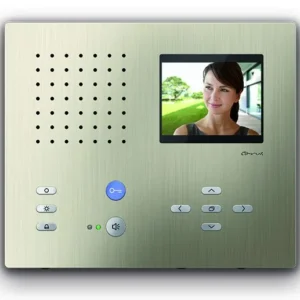 Platine intérieure vidéo TCS pour mains libres série Carus ADAPTO montage en saillie champagne CAI2100-0152 prendre à bas...