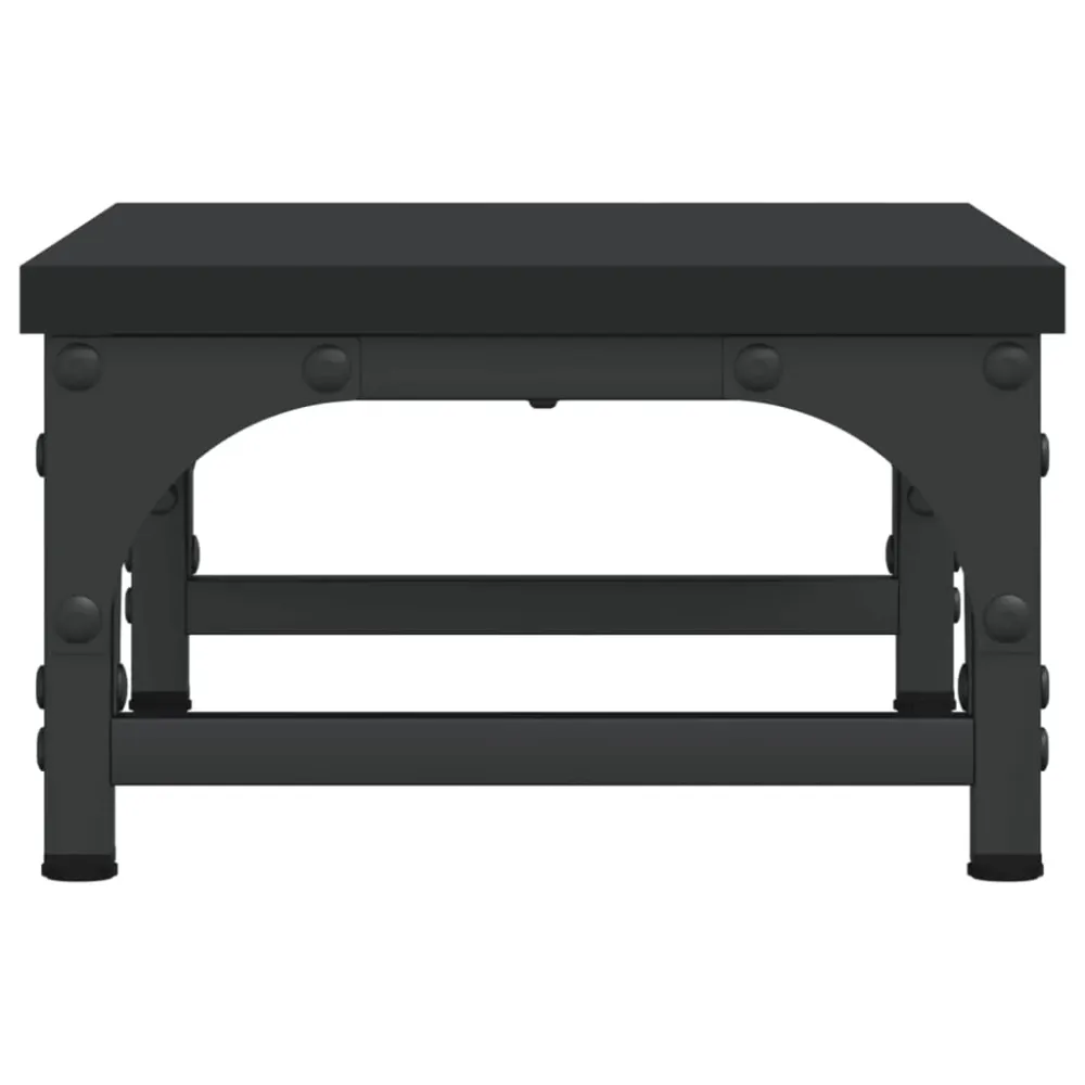 Support d'écran Support de moniteur table meuble bureau 37 x 23 x 14 cm bois d'ingénierie noir 02_0044858
