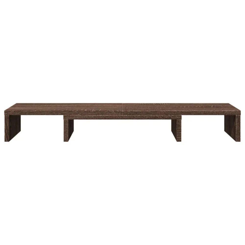 Support de moniteur table meuble bureau élévateur réglable marron 02_0045014 pour salles de classe