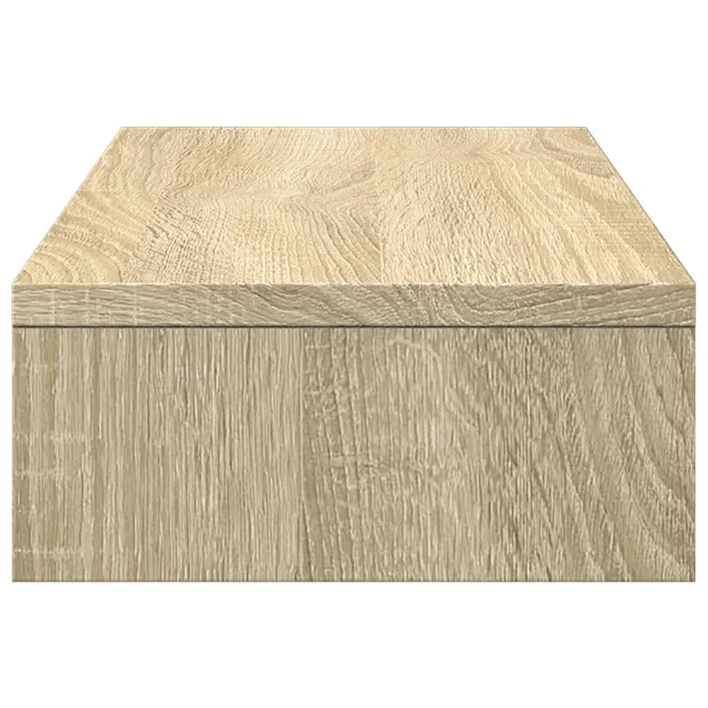 Support de moniteur table meuble bureau réglable sonoma bois d'ingénierie marron 02_0044970 Facile à déplacer