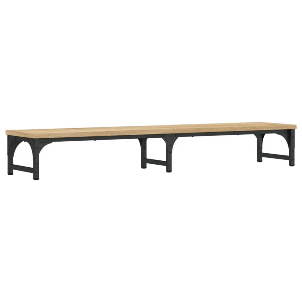 Support de moniteur table meuble bureau sonoma 105 x 23 x 15,5 cm bois ingénierie marron 02_0044983 Charge max 50 kg