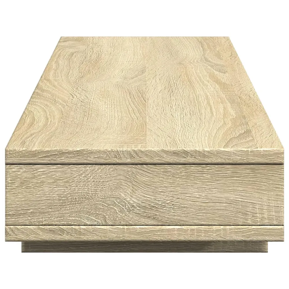 Support de moniteur table meuble bureau sonoma 100 x 27 x 15 cm bois d'ingénierie marron 02_0044978 pour équipement audiov...
