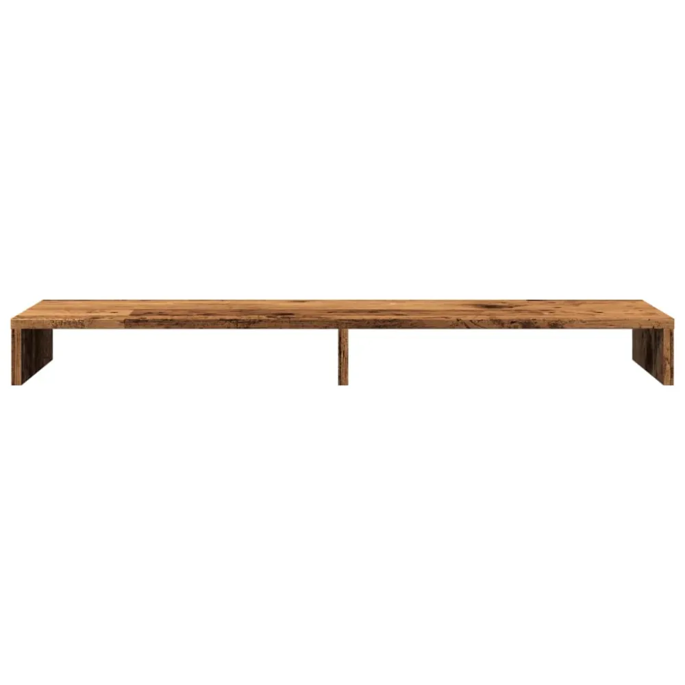 Support de moniteur table meuble bureau vieux bois 100 x 27 x 10 cm bois d'ingénierie marron 02_0045004 | Assemblage Rapide