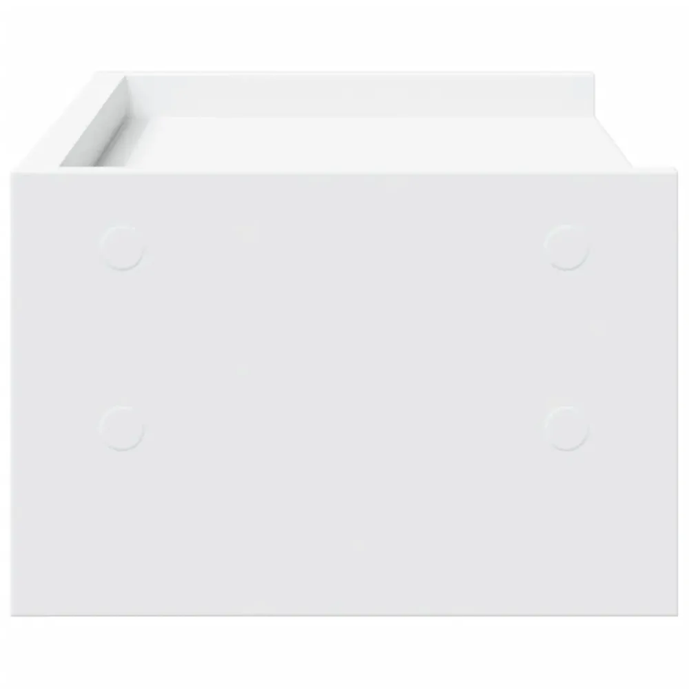 Support réglable Support de moniteur table meuble bureau 42 x 24 x 16 cm bois d'ingénierie blanc 02_0044863