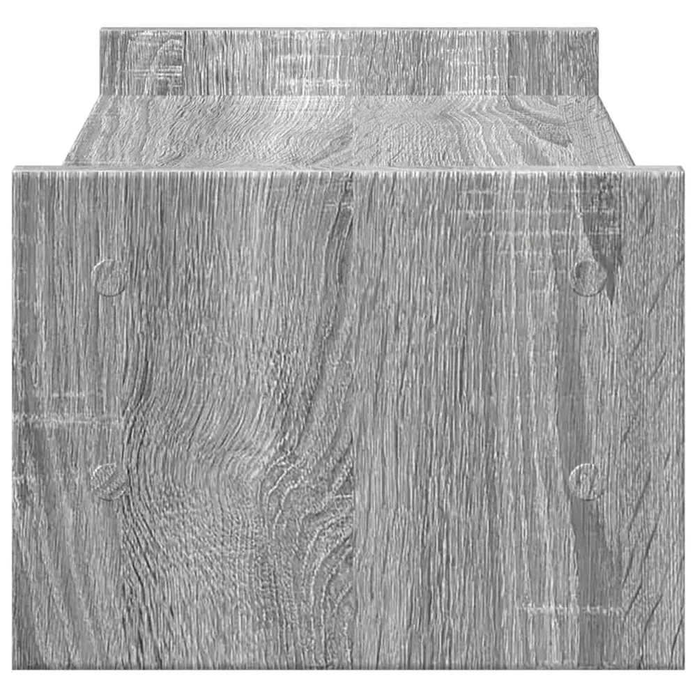 Support réglable Support de moniteur table meuble bureau sonoma 50 x 27 x 20 cm bois d'ingénierie gris 02_0044995