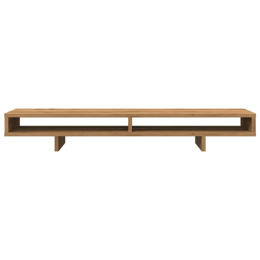 Support réglable Support de moniteur table meuble bureau artisanal 100 x 27 x 15 cm bois ingénierie marron 02_0044911