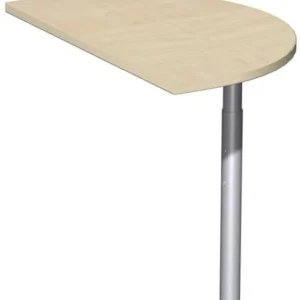 table d'appoint geramöbel semi-circulaire avec pied de support matériel de liaison inclus réglable en hauteur 500...