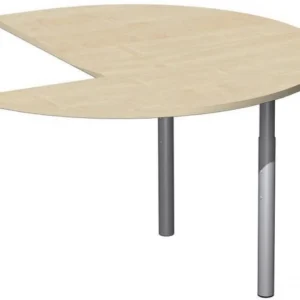 table d'appoint geramöbel trois quarts de cercle gauche avec pieds de support matériel de liaison inclus réglable...
