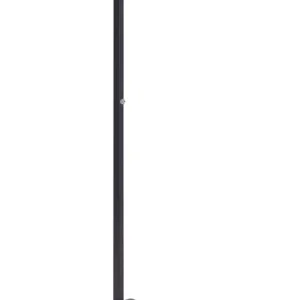 Metal LED Office Floor Lamp Noir jais TAURUS Facile à déplacer
