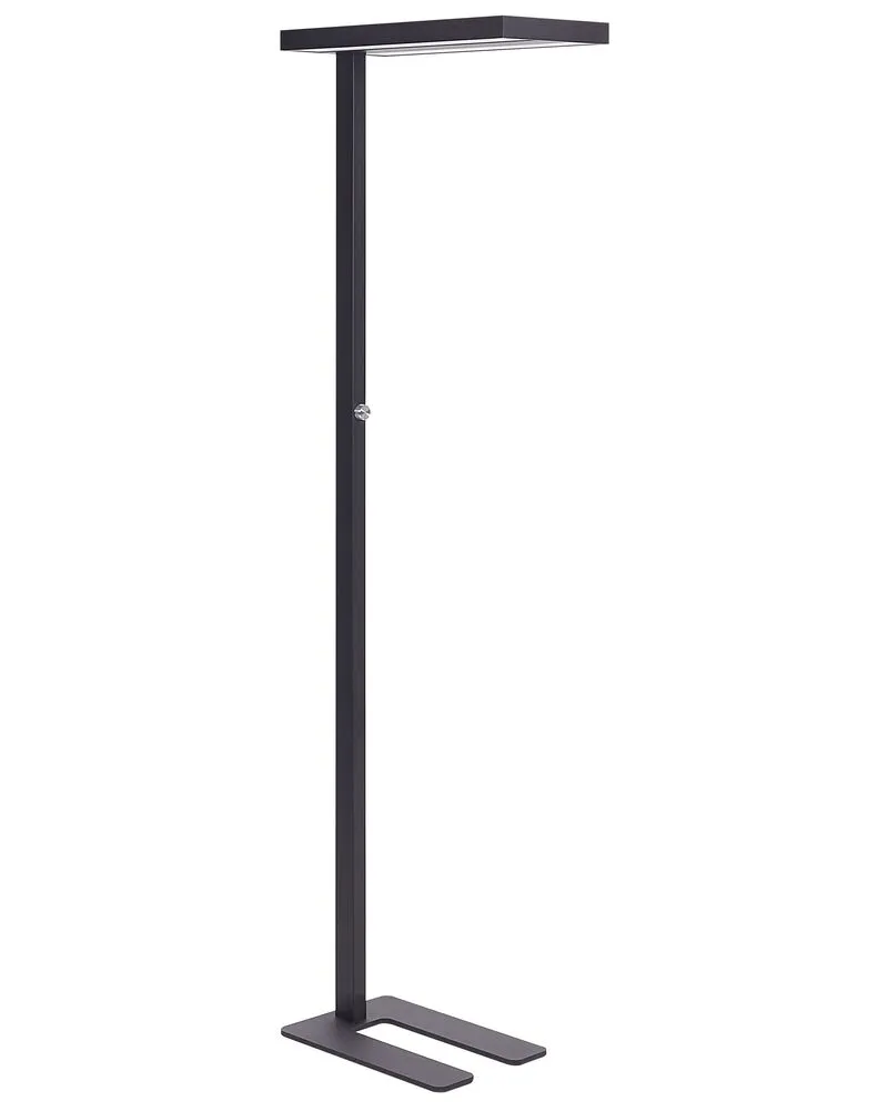 Metal LED Office Floor Lamp Noir jais TAURUS Facile à déplacer