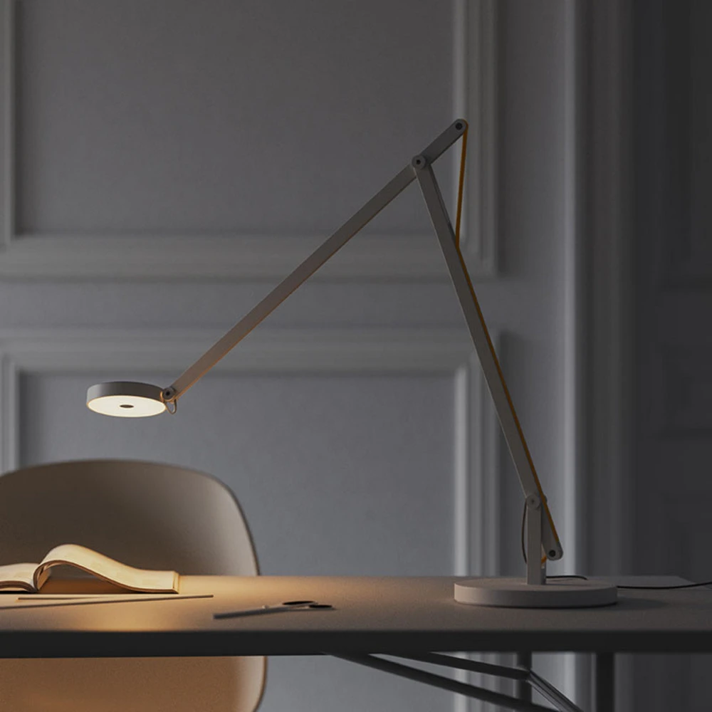 Rotaliana String T1 DTW lampe LED blanche, orange en Acier et MDF