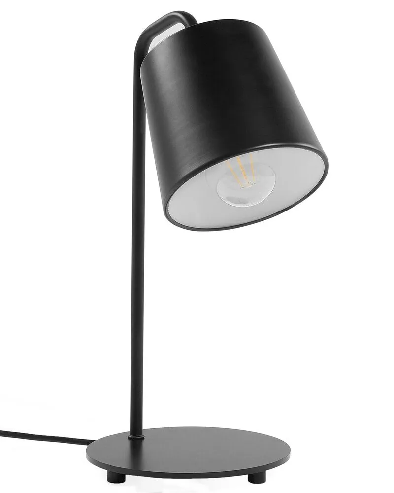 Support d'écran Lampe de bureau noir en métal TARIM
