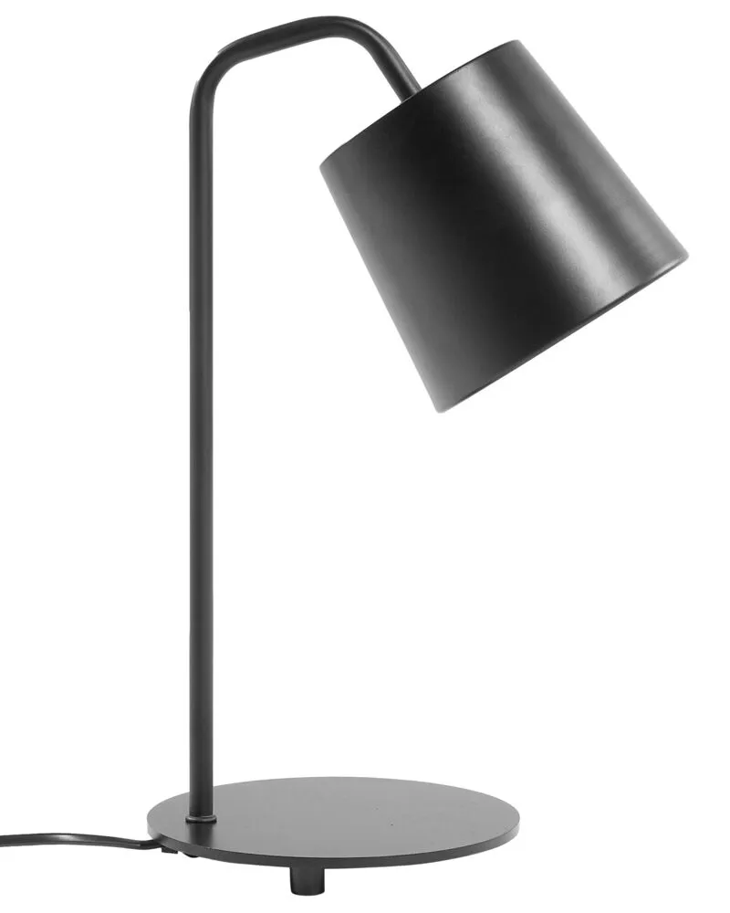 Support d'écran Lampe de bureau noir en métal TARIM