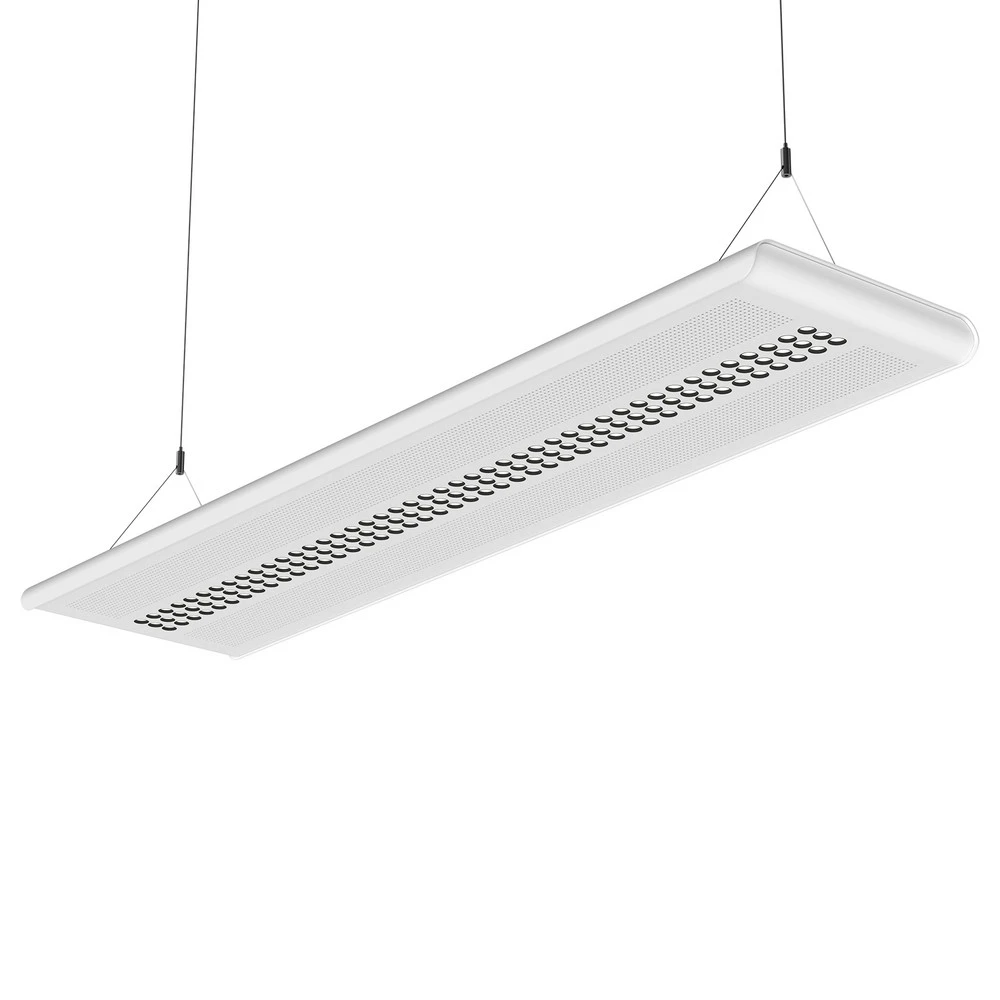 Support d'écran Suspension LED Optico blanche DALI 840 89,3 W