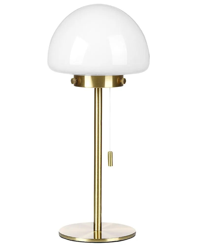 Support d'écran Tafellamp glas goud MORUGA