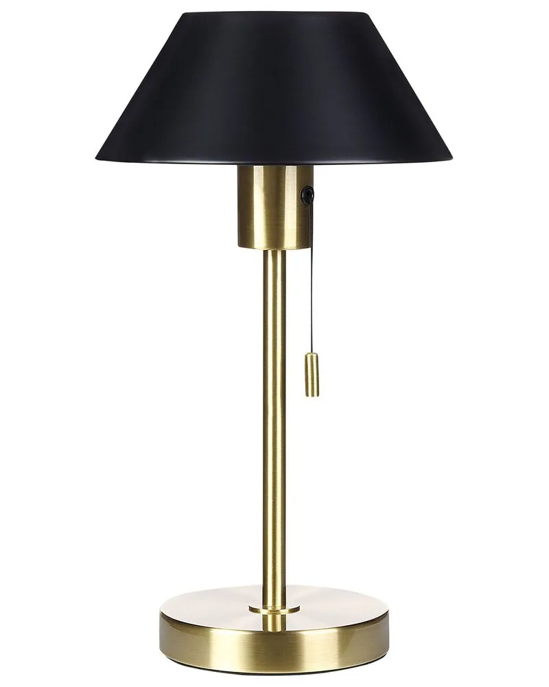 Support réglable Tafellamp metaal zwart/goud CAPARO