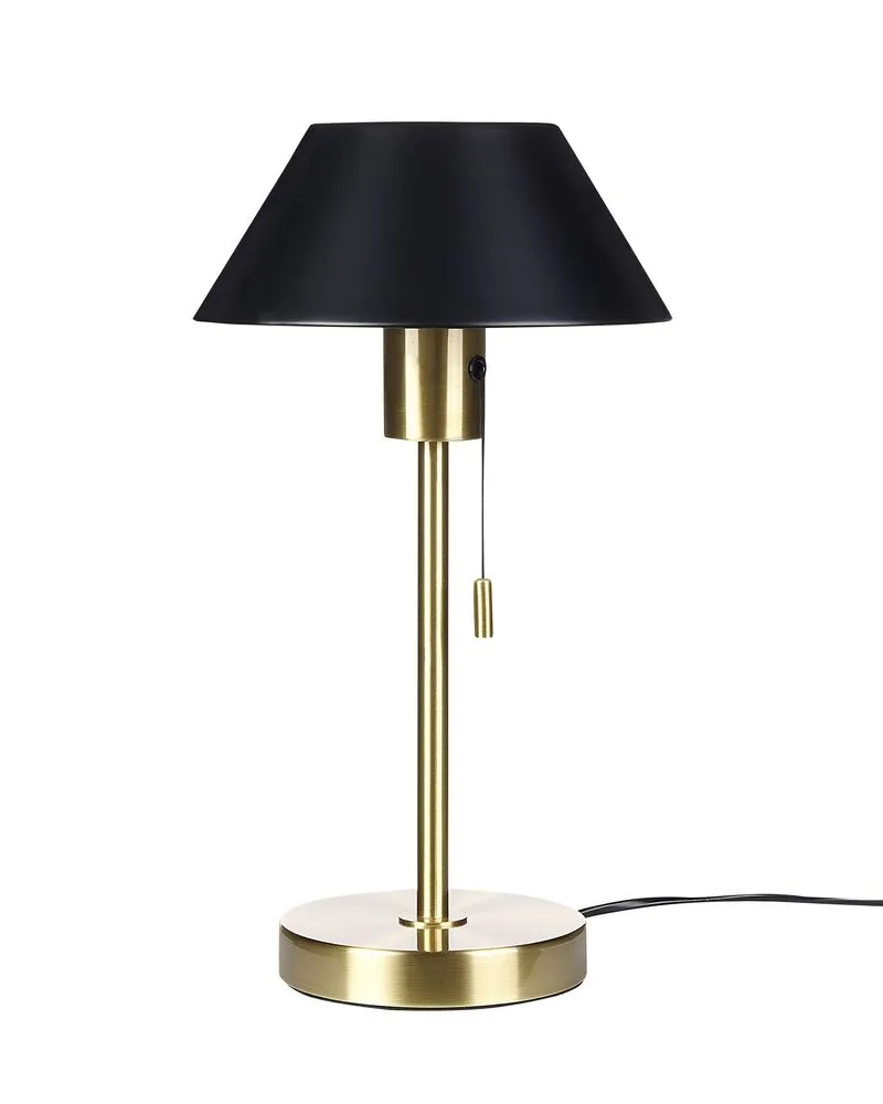 Support réglable Tafellamp metaal zwart/goud CAPARO