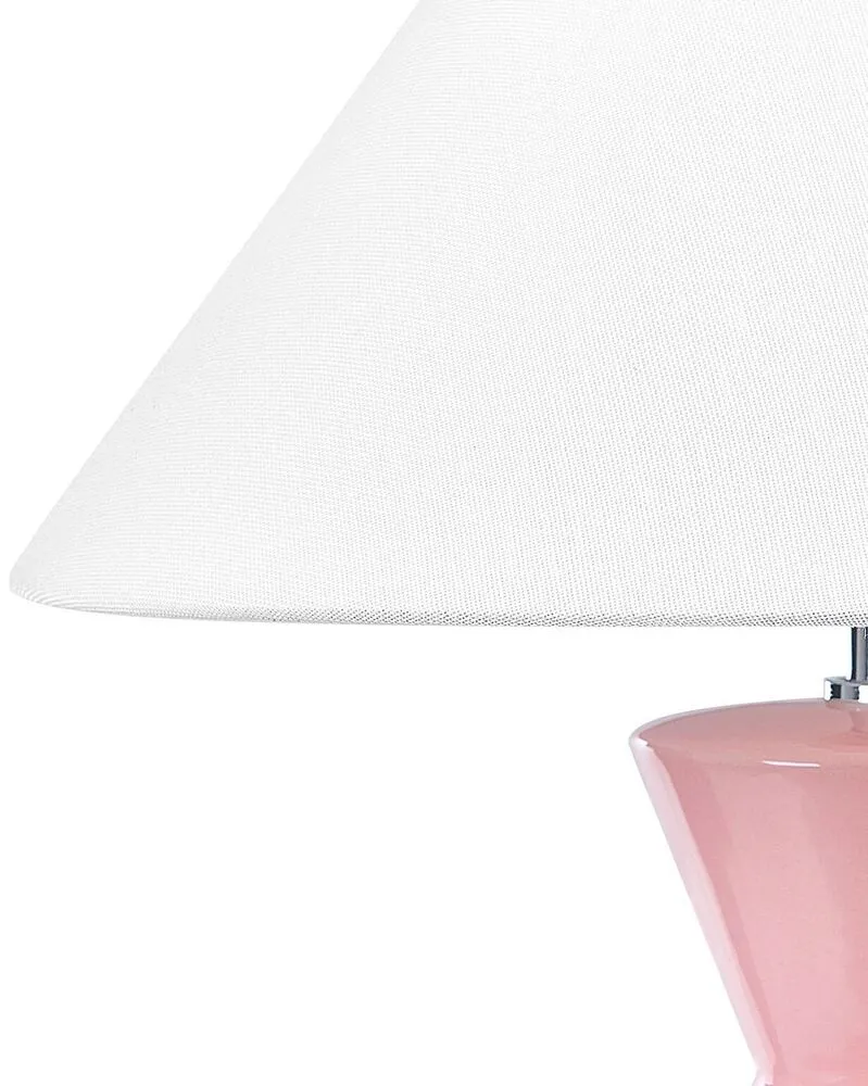 Tafellamp keramiek roze FERRY avec tablette inclinable