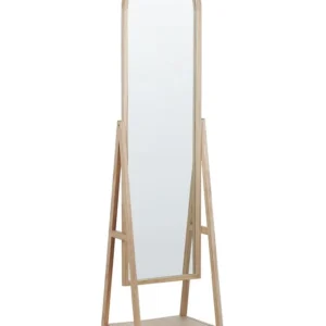 Staande spiegel lichthout 39 x 170 cm CHAMBERY