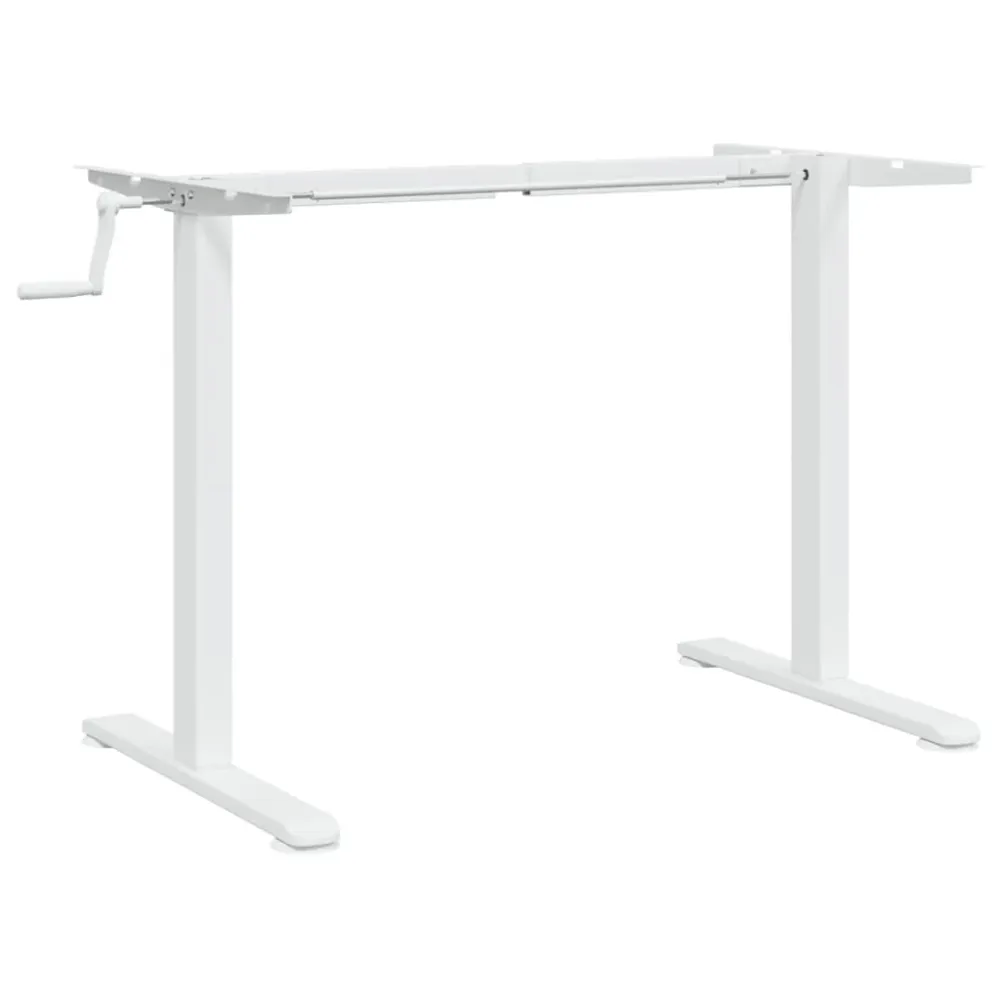 Cadre de Bureau table poste de travail meuble d'ordinateur informatique étude debout (94-135) x 60 x (70-114) cm acier bla...