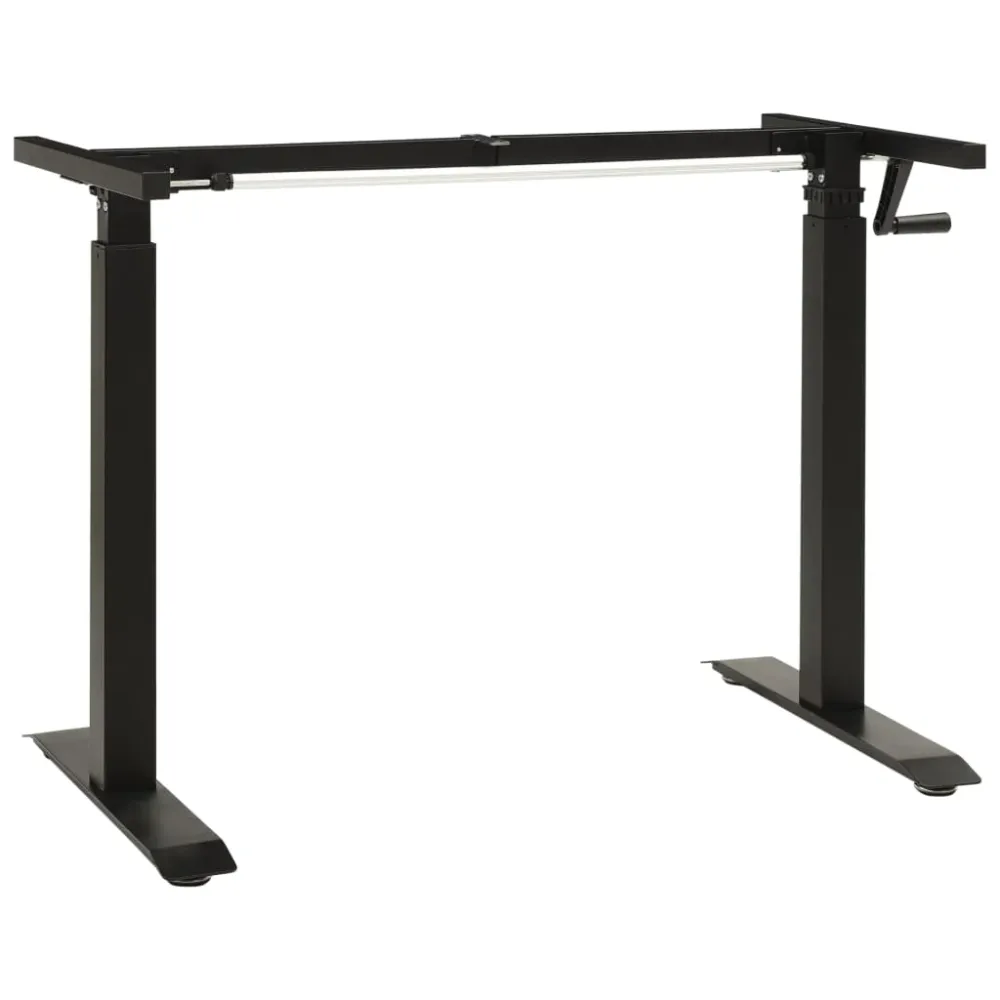 Cadre de Bureau table poste de travail meuble d'ordinateur informatique étude en hauteur réglable avec manivelle manuel no...