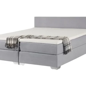 Chariot pour imprimante Fabric EU Super King Size Divan Bed Light Grey PRESIDENT