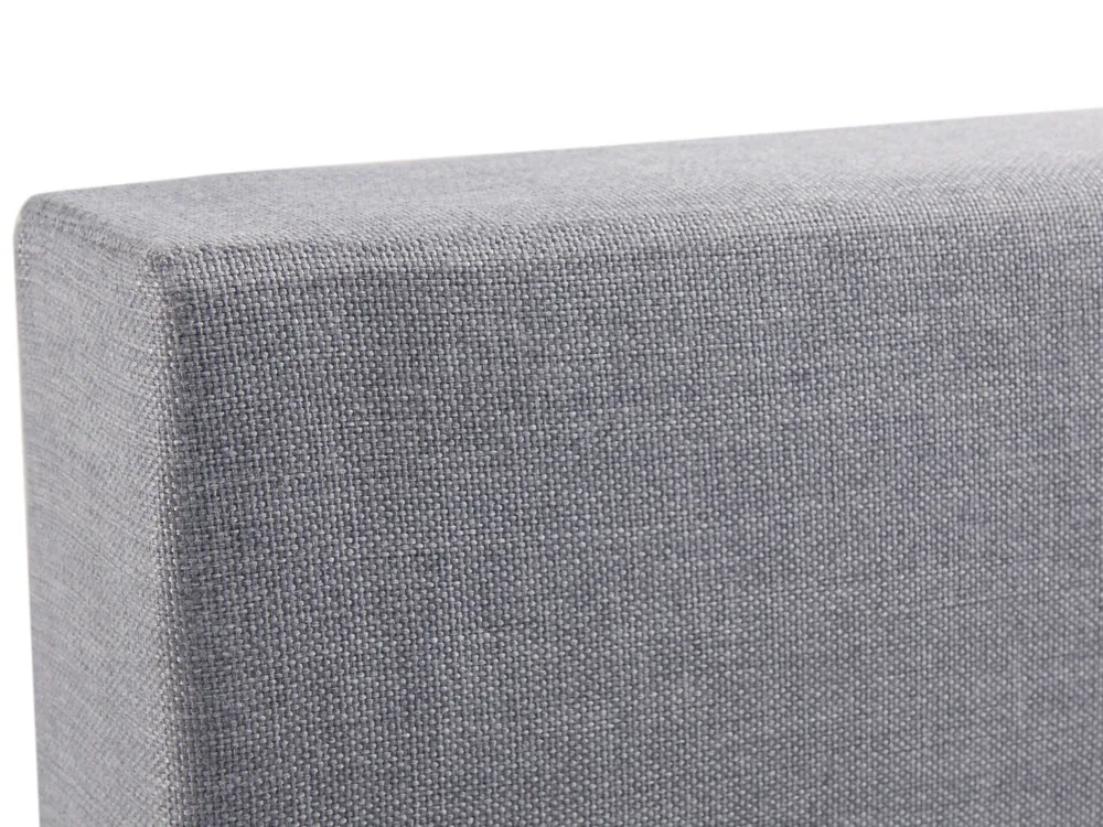 Chariot pour imprimante Fabric EU Super King Size Divan Bed Light Grey PRESIDENT